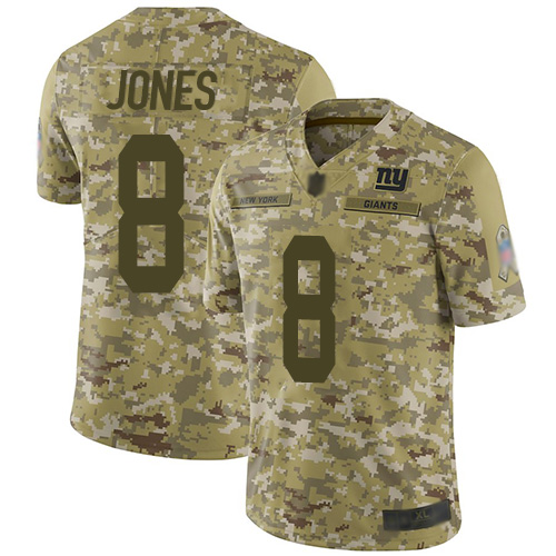 Nike Giants #8 Daniel Jones Camo Men's Stitched NFL Limited 2018 Salute To Service Jersey Nike Giants #8 Daniel Jones Camo Men's Stitched NFL Limited 2018 Salute To Service Jersey