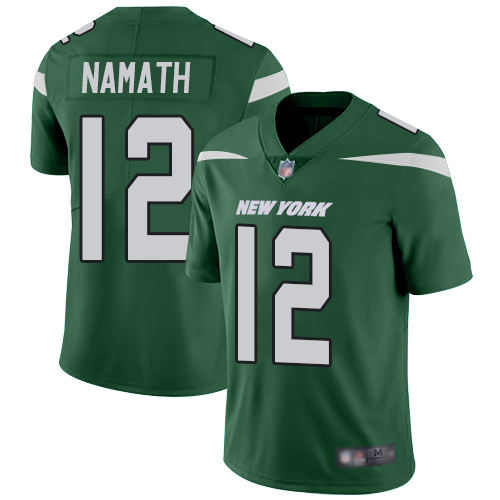 Nike Jets #12 Joe Namath Green Team Color Men's Stitched NFL Vapor Untouchable Limited Jersey Nike Jets #12 Joe Namath Green Team Color Men's Stitched NFL Vapor Untouchable Limited Jersey
