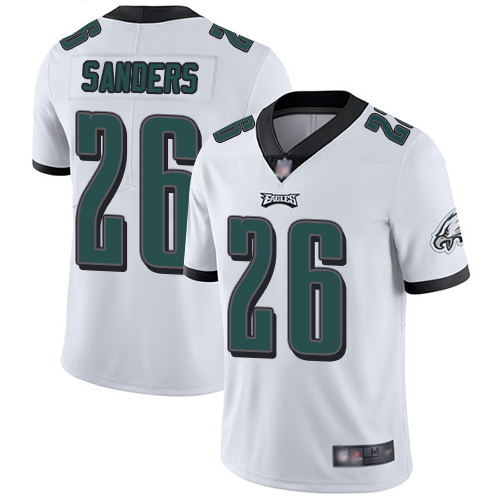 Nike Eagles #26 Miles Sanders White Men's Stitched NFL Vapor Untouchable Limited Jersey Nike Eagles #26 Miles Sanders White Men's Stitched NFL Vapor Untouchable Limited Jersey