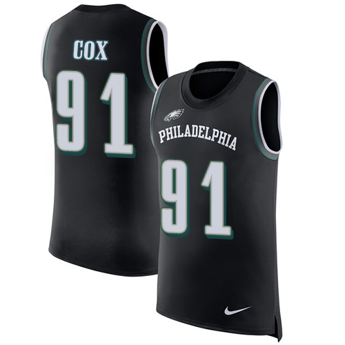 Nike Eagles #91 Fletcher Cox Black Alternate Men's Stitched NFL Limited Rush Tank Top Jersey Nike Eagles #91 Fletcher Cox Black Alternate Men's Stitched NFL Limited Rush Tank Top Jersey