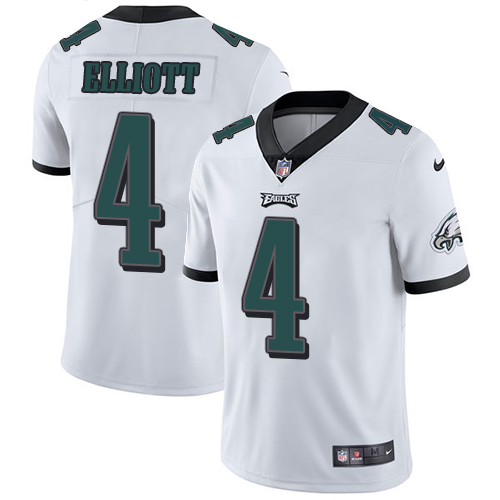 Nike Eagles #4 Jake Elliott White Men's Stitched NFL Vapor Untouchable Limited Jersey Nike Eagles #4 Jake Elliott White Men's Stitched NFL Vapor Untouchable Limited Jersey