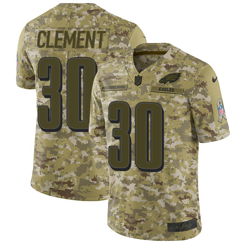 Nike Eagles #30 Corey Clement Camo Men's Stitched NFL Limited 2018 Salute To Service Jersey Nike Eagles #30 Corey Clement Camo Men's Stitched NFL Limited 2018 Salute To Service Jersey