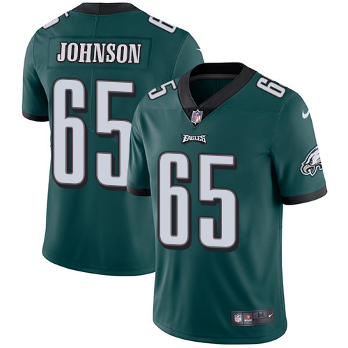 Nike Eagles #65 Lane Johnson Midnight Green Team Color Men's Stitched NFL Vapor Untouchable Limited Jersey Nike Eagles #65 Lane Johnson Midnight Green Team Color Men's Stitched NFL Vapor Untouchable Limited Jersey