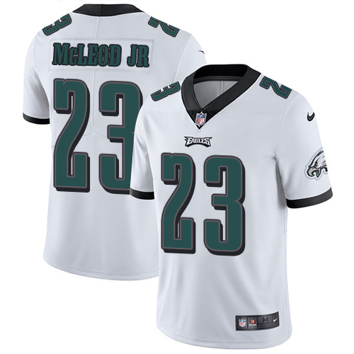 Nike Eagles #23 Rodney McLeod Jr White Men's Stitched NFL Vapor Untouchable Limited Jersey Nike Eagles #23 Rodney McLeod Jr White Men's Stitched NFL Vapor Untouchable Limited Jersey