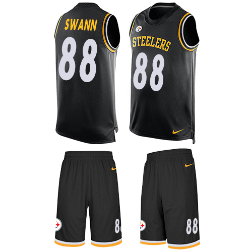 Nike Steelers #88 Lynn Swann Black Team Color Men's Stitched NFL Limited Tank Top Suit Jersey Nike Steelers #88 Lynn Swann Black Team Color Men's Stitched NFL Limited Tank Top Suit Jersey