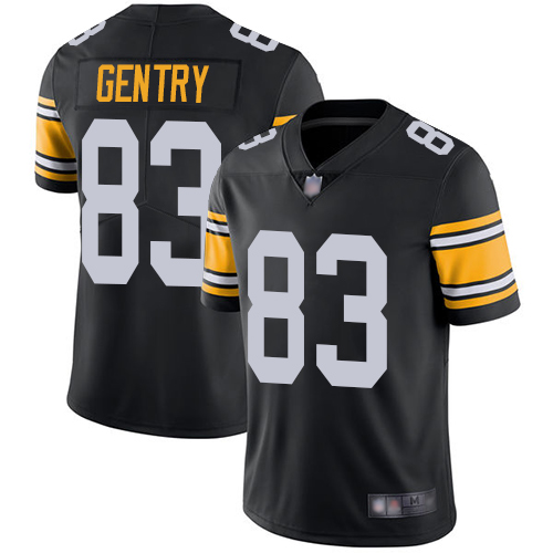 Nike Steelers #83 Zach Gentry Black Alternate Men's Stitched NFL Vapor Untouchable Limited Jersey Nike Steelers #83 Zach Gentry Black Alternate Men's Stitched NFL Vapor Untouchable Limited Jersey