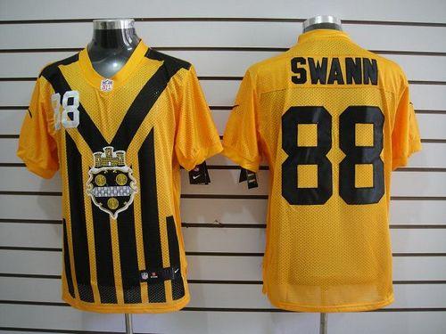 Nike Steelers #88 Lynn Swann Gold 1933s Throwback Men's Embroidered NFL Elite Jersey Nike Steelers #88 Lynn Swann Gold 1933s Throwback Men's Embroidered NFL Elite Jersey