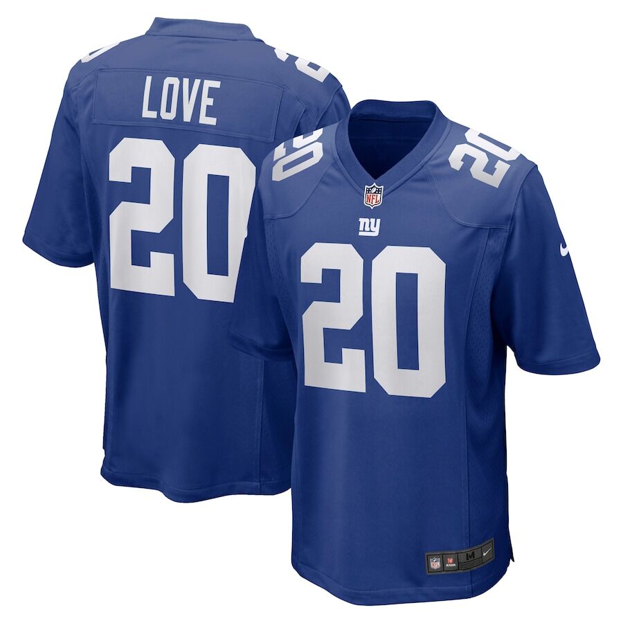 Men's Nike Julian Love #20 Royal New York Giants Game Jersey Men's Nike Julian Love #20 Royal New York Giants Game Jersey