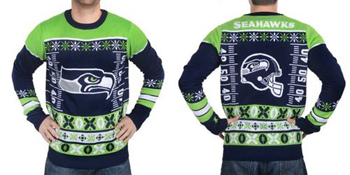 Nike Seahawks Men's Ugly Sweater Nike Seahawks Men's Ugly Sweater