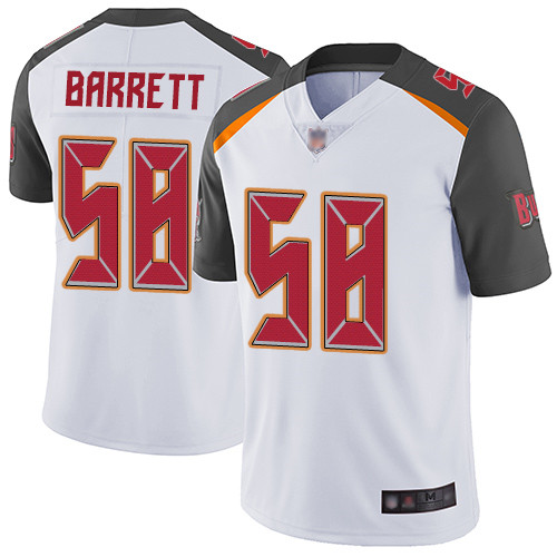 Nike Buccaneers #58 Shaquil Barrett White Men's Stitched NFL Vapor Untouchable Limited Jersey Nike Buccaneers #58 Shaquil Barrett White Men's Stitched NFL Vapor Untouchable Limited Jersey
