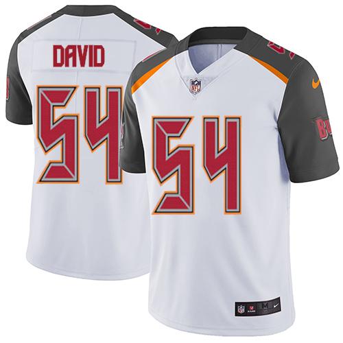 Nike Buccaneers #54 Lavonte David White Men's Stitched NFL Vapor Untouchable Limited Jersey Nike Buccaneers #54 Lavonte David White Men's Stitched NFL Vapor Untouchable Limited Jersey