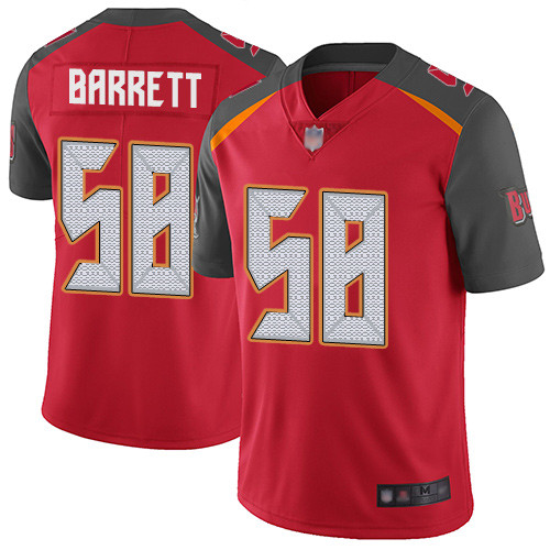 Nike Buccaneers #58 Shaquil Barrett Red Team Color Men's Stitched NFL Vapor Untouchable Limited Jersey Nike Buccaneers #58 Shaquil Barrett Red Team Color Men's Stitched NFL Vapor Untouchable Limited Jersey