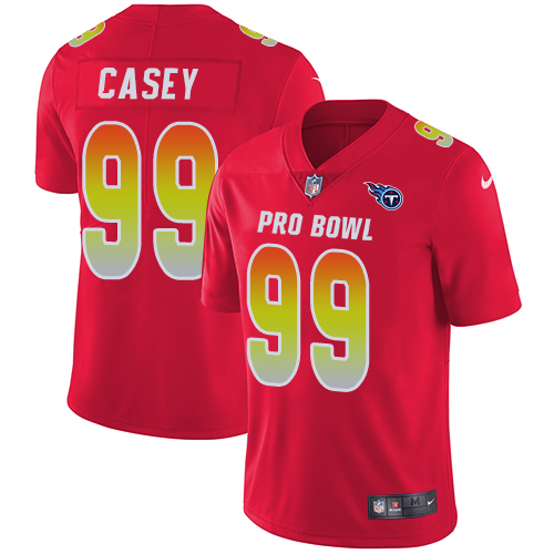 Nike Titans #99 Jurrell Casey Red Men's Stitched NFL Limited AFC 2019 Pro Bowl Jersey Nike Titans #99 Jurrell Casey Red Men's Stitched NFL Limited AFC 2019 Pro Bowl Jersey