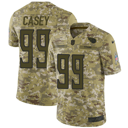 Nike Titans #99 Jurrell Casey Camo Men's Stitched NFL Limited 2018 Salute To Service Jersey Nike Titans #99 Jurrell Casey Camo Men's Stitched NFL Limited 2018 Salute To Service Jersey
