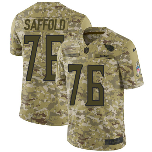 Nike Titans #76 Rodger Saffold Camo Men's Stitched NFL Limited 2018 Salute To Service Jersey Nike Titans #76 Rodger Saffold Camo Men's Stitched NFL Limited 2018 Salute To Service Jersey