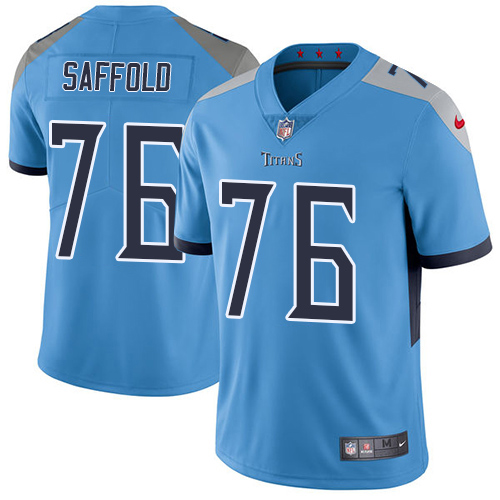 Nike Titans #76 Rodger Saffold Light Blue Alternate Men's Stitched NFL Vapor Untouchable Limited Jersey Nike Titans #76 Rodger Saffold Light Blue Alternate Men's Stitched NFL Vapor Untouchable Limited Jersey