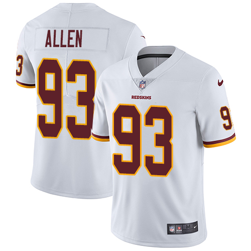 Nike Redskins #93 Jonathan Allen White Men's Stitched NFL Vapor Untouchable Limited Jersey Nike Redskins #93 Jonathan Allen White Men's Stitched NFL Vapor Untouchable Limited Jersey