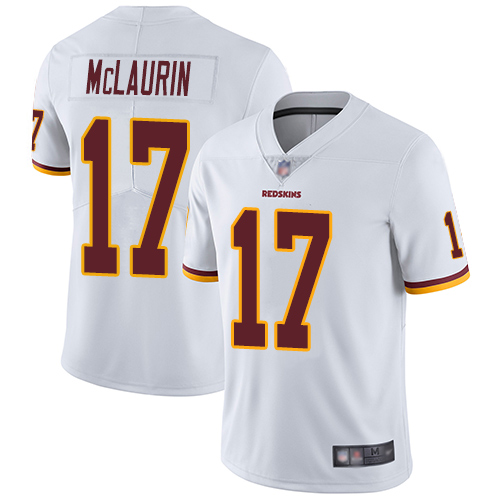 Nike Redskins #17 Terry McLaurin White Men's Stitched NFL Vapor Untouchable Limited Jersey Nike Redskins #17 Terry McLaurin White Men's Stitched NFL Vapor Untouchable Limited Jersey