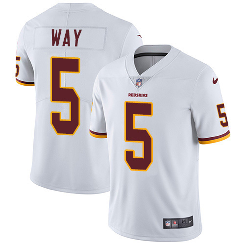 Nike Redskins #5 Tress Way White Men's Stitched NFL Vapor Untouchable Limited Jersey Nike Redskins #5 Tress Way White Men's Stitched NFL Vapor Untouchable Limited Jersey