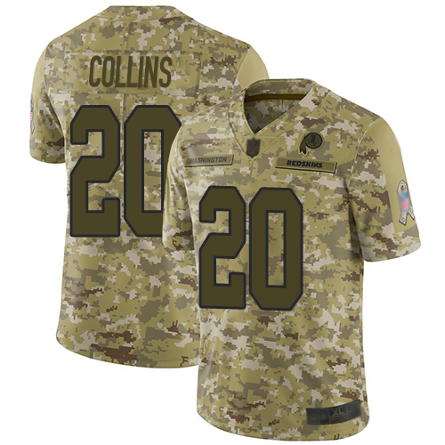 Nike Redskins #20 Landon Collins Camo Men's Stitched NFL Limited 2018 Salute To Service Jersey Nike Redskins #20 Landon Collins Camo Men's Stitched NFL Limited 2018 Salute To Service Jersey