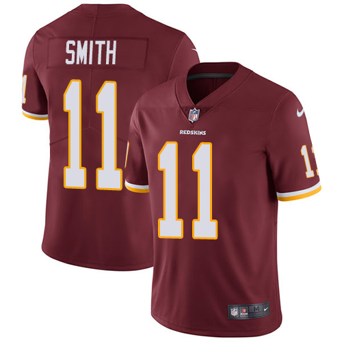 Nike Redskins #11 Alex Smith Burgundy Red Team Color Men's Stitched NFL Vapor Untouchable Limited Jersey Nike Redskins #11 Alex Smith Burgundy Red Team Color Men's Stitched NFL Vapor Untouchable Limited Jersey