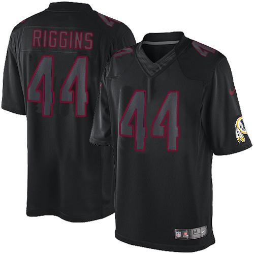 Nike Redskins #44 John Riggins Black Men's Stitched NFL Impact Limited Jersey Nike Redskins #44 John Riggins Black Men's Stitched NFL Impact Limited Jersey