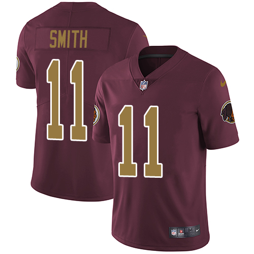 Nike Redskins #11 Alex Smith Burgundy Red Alternate Men's Stitched NFL Vapor Untouchable Limited Jersey Nike Redskins #11 Alex Smith Burgundy Red Alternate Men's Stitched NFL Vapor Untouchable Limited Jersey
