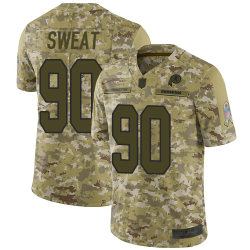 Nike Redskins #90 Montez Sweat Camo Men's Stitched NFL Limited 2018 Salute To Service Jersey Nike Redskins #90 Montez Sweat Camo Men's Stitched NFL Limited 2018 Salute To Service Jersey