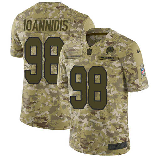 Nike Redskins #98 Matt Ioannidis Camo Men's Stitched NFL Limited 2018 Salute To Service Jersey Nike Redskins #98 Matt Ioannidis Camo Men's Stitched NFL Limited 2018 Salute To Service Jersey