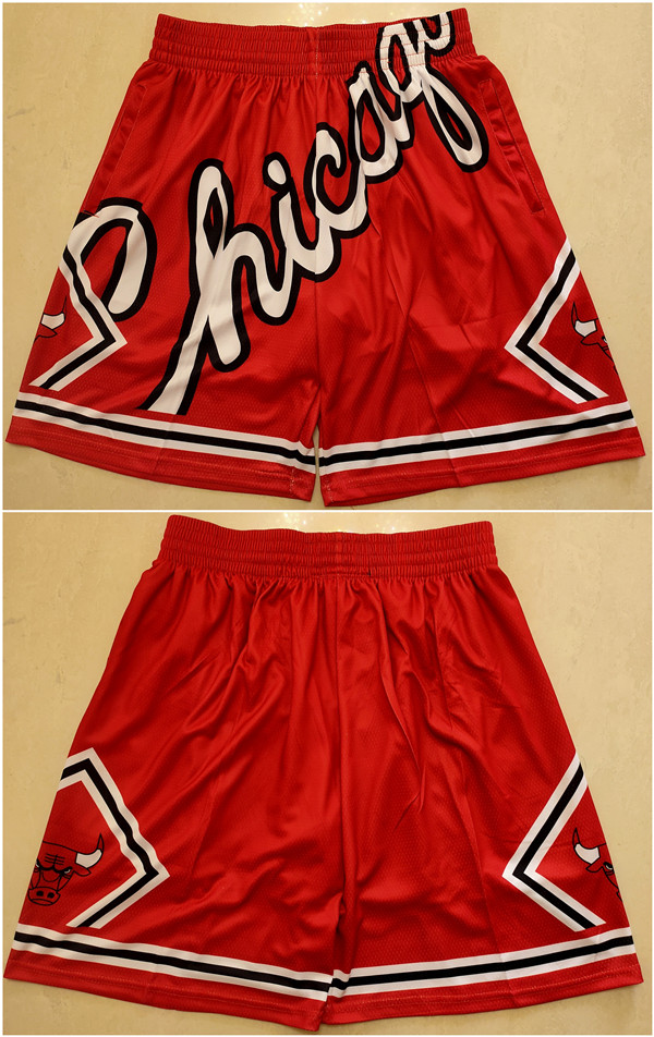 Men's Chicago Bulls Red Mitchell&Ness Shorts (Run Small) Men's Chicago Bulls Red Mitchell&Ness Shorts (Run Small)