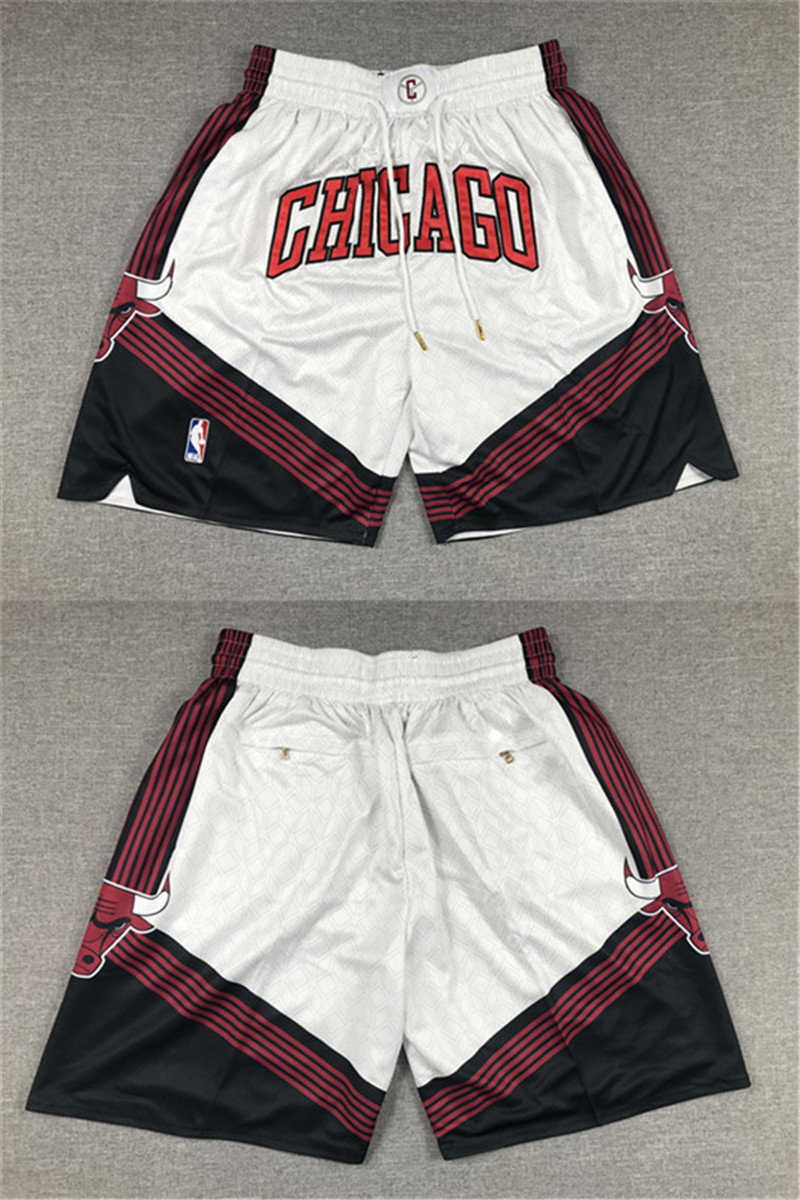 Men's Chicago Bulls 2022/23 City Edition White Shorts (Run Small) Men's Chicago Bulls 2022/23 City Edition White Shorts (Run Small)