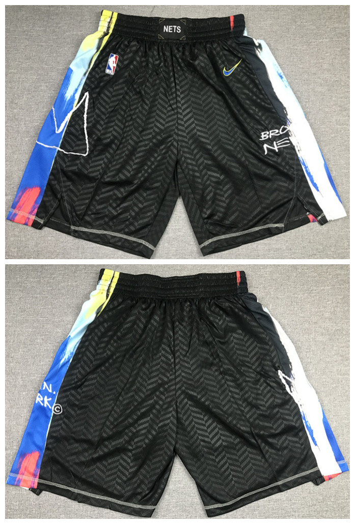 Men's Brooklyn Nets Black Shorts (Run Small) Men's Brooklyn Nets Black Shorts (Run Small)