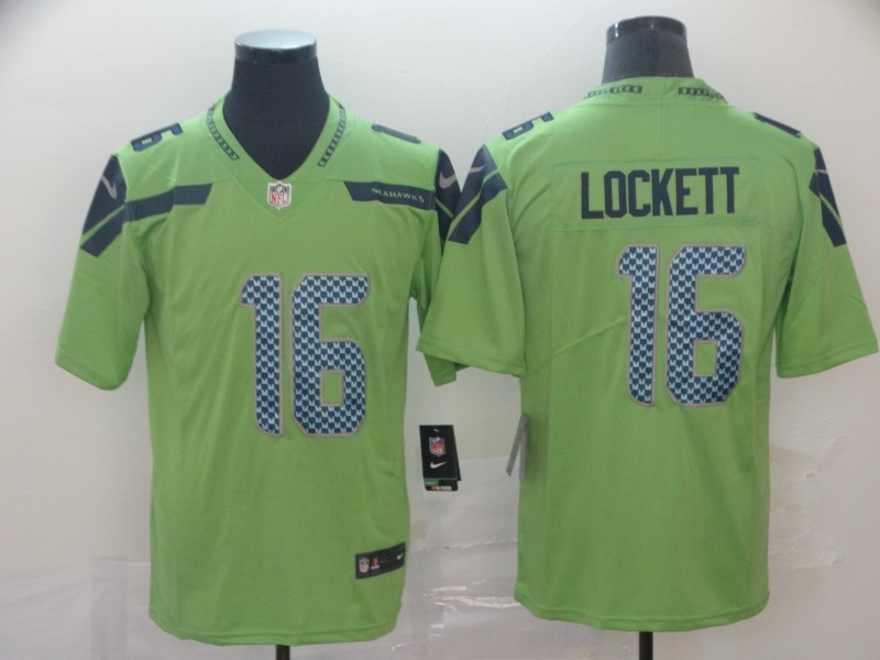 Men's Seattle Seahawks #16 Tyler Lockett Green Vapor Untouchable Limited Stitched NFL Jersey Men's Seattle Seahawks #16 Tyler Lockett Green Vapor Untouchable Limited Stitched NFL Jersey