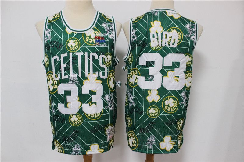 Men's Boston Celtics #33 Larry Bird Green NBA Tear Up Pack Hardwood Classics Swingman Stitched Jersey Men's Boston Celtics #33 Larry Bird Green NBA Tear Up Pack Hardwood Classics Swingman Stitched Jersey