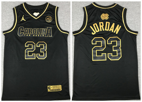 Men's Chicago Bulls #23 Michael Jordan Black Gold Edition Stitched Jersey Men's Chicago Bulls #23 Michael Jordan Black Gold Edition Stitched Jersey