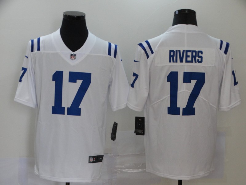 Men's Indianapolis Colts #17 Philip Rivers White Vapor Untouchable Limited Stitched NFL Jersey Men's Indianapolis Colts #17 Philip Rivers White Vapor Untouchable Limited Stitched NFL Jersey