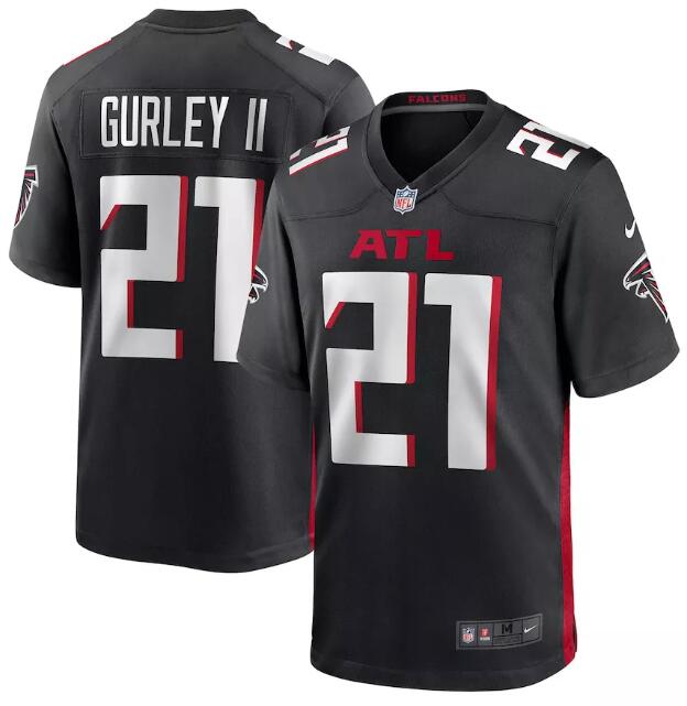 Men's Atlanta Falcons #21 Todd Gurley II 2020 Black NFL Jersey Men's Atlanta Falcons #21 Todd Gurley II 2020 Black NFL Jersey