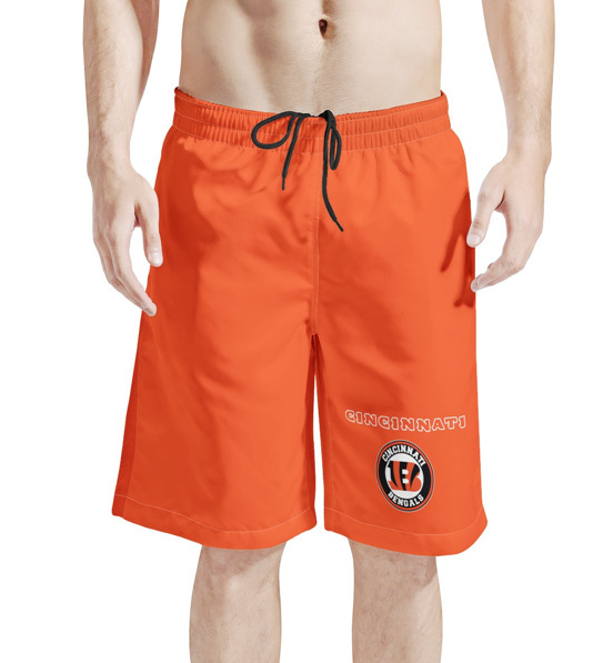 Men's Cincinnati Bengals Orange NFL Shorts Men's Cincinnati Bengals Orange NFL Shorts