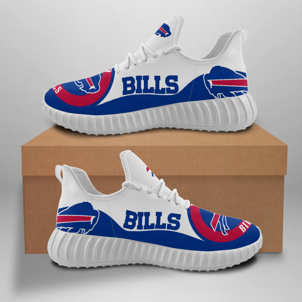 Women's Buffalo Bills Mesh Knit Sneakers/Shoes 006 Women's Buffalo Bills Mesh Knit Sneakers/Shoes 006