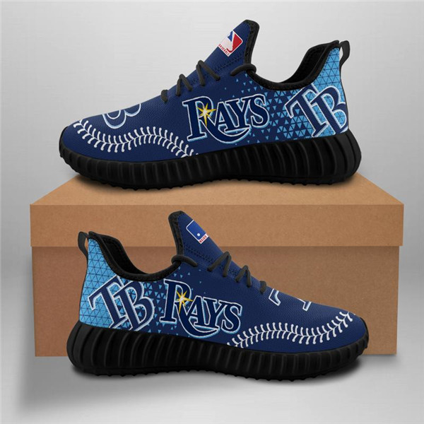Women's Tampa Bay Rays Mesh Knit Sneakers/Shoes 002