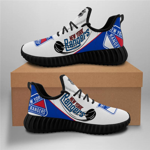 Women's New York Rangers Mesh Knit Sneakers/Shoes 002