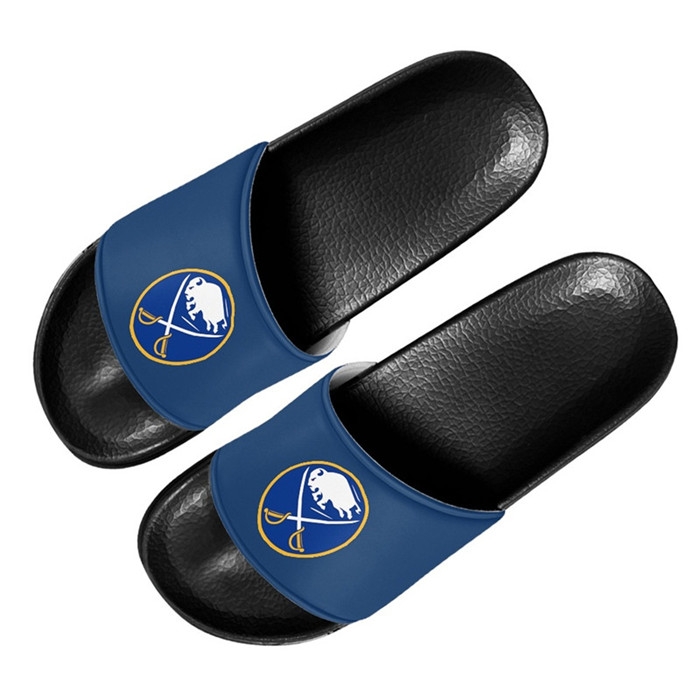 Women's Buffalo Sabres Flip Flops 002