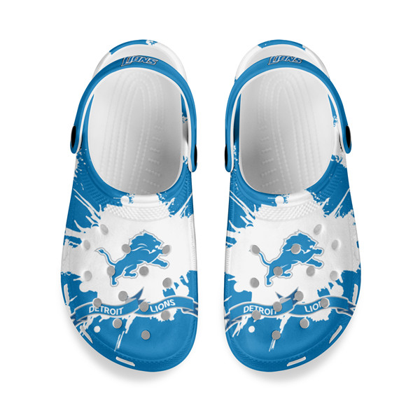 Women's Detroit Lions Bayaband Clog Shoes 001