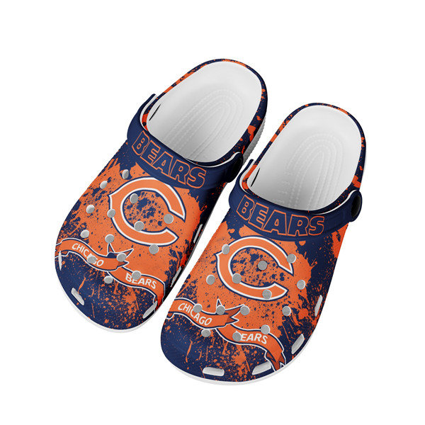 Women's Chicago Bears Bayaband Clog Shoes 003 Women's Chicago Bears Bayaband Clog Shoes 003