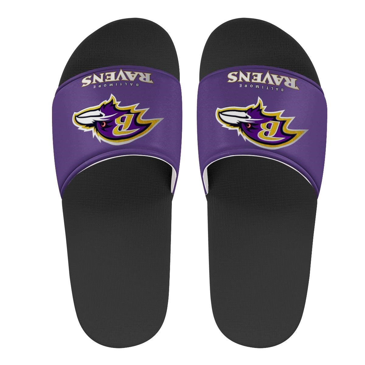 Men's Baltimore Ravens Flip Flops 004 Men's Baltimore Ravens Flip Flops 004