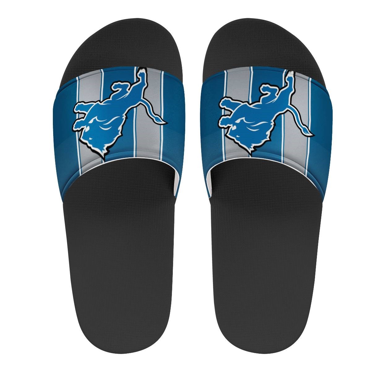 Men's Detroit Lions Flip Flops 001 Men's Detroit Lions Flip Flops 001