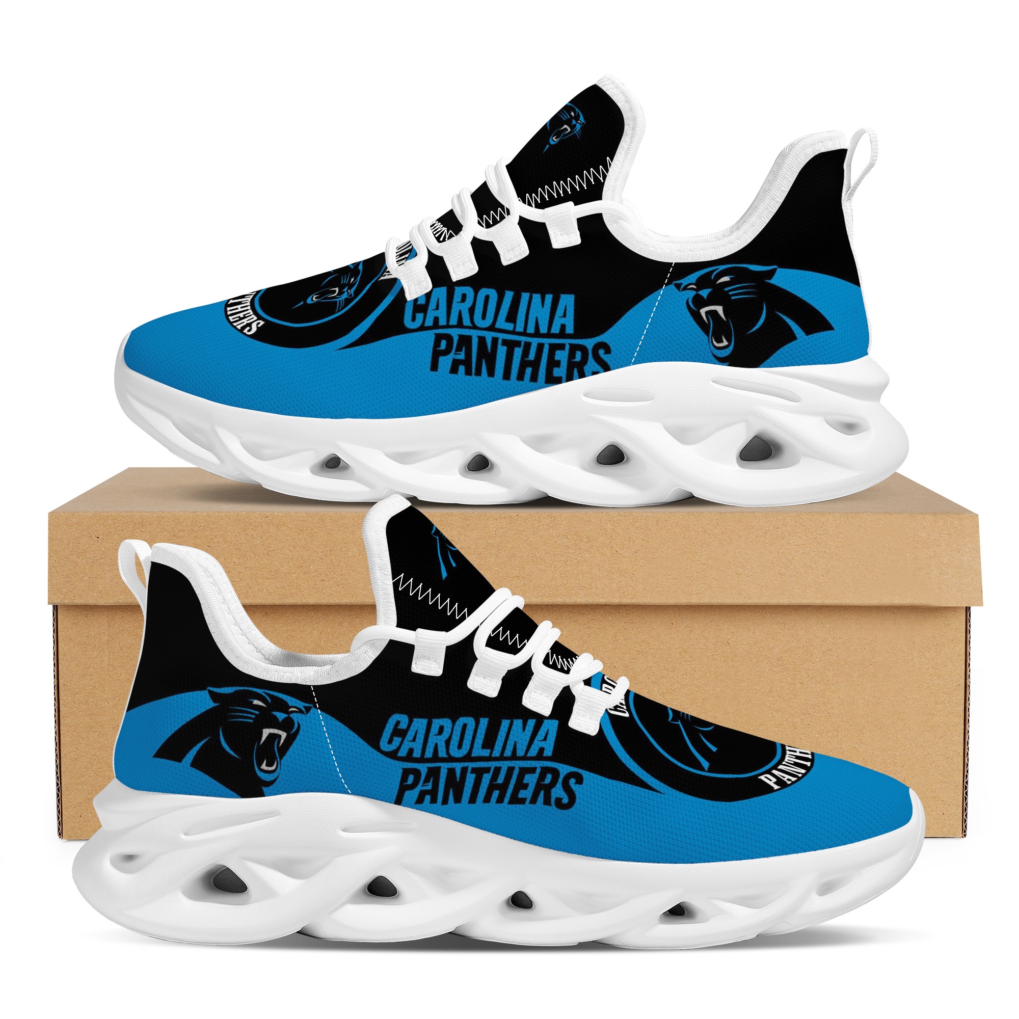 Men's Carolina Panthers Flex Control Sneakers 002 Men's Carolina Panthers Flex Control Sneakers 002