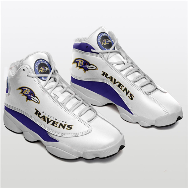 Men's Baltimore Ravens Limited Edition JD13 Sneakers 001 Men's Baltimore Ravens Limited Edition JD13 Sneakers 001