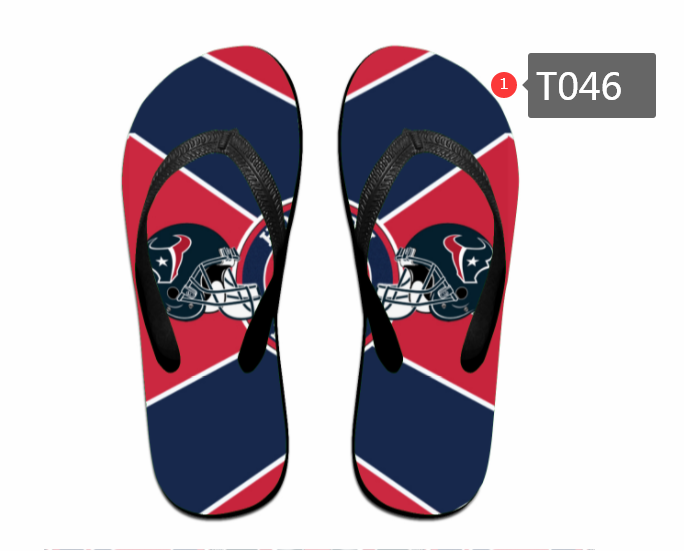 All Sizes Houston Texans Flip Flops T046(Pls check description for details) All Sizes Houston Texans Flip Flops T046(Pls check description for details)