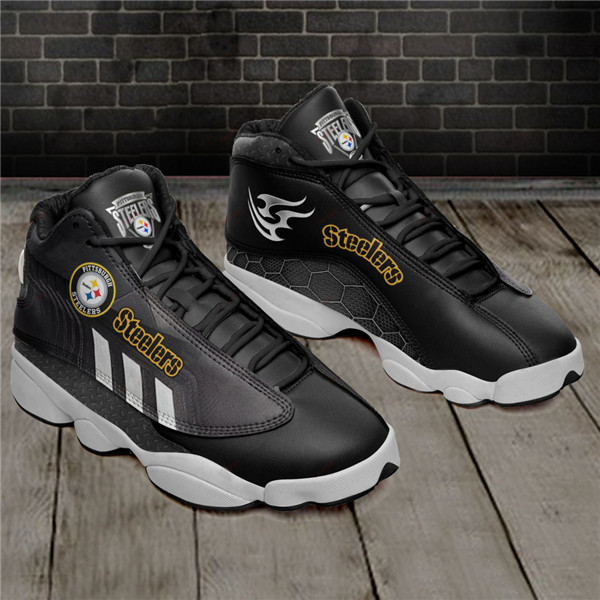 Men's Pittsburgh Steelers Limited Edition JD13 Sneakers 003 Men's Pittsburgh Steelers Limited Edition JD13 Sneakers 003